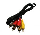 Кабель 3xRCA — 3xRCA 1,20 м