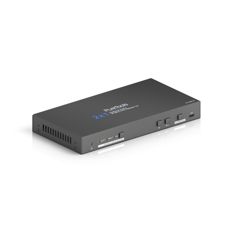 PureTools PT-PSW-21- коммутатор Scaler Switched 2x1, 4K, HDBaseT