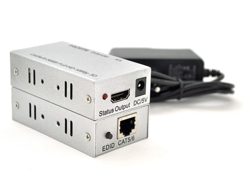 Активный удлинитель HDMI по UTP кабелю на 60 метров Активный удлинитель HDMI по UTP кабелю на 60 метров