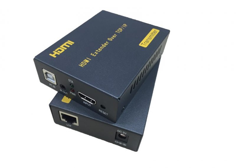 HDMI удлинитель KVM по витой паре PW-DT103KM-IR