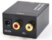 Активный конвертер с цифрового (SPDIF) в аналоговый (RCA) аудио сигнал
