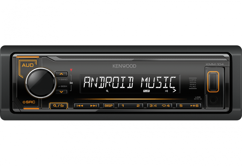Автомагнитола 1DIN USB ресивер Kenwood KMM104