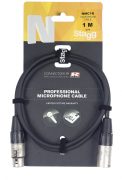 Микрофонный кабель XLR-XLR Stagg NMC1R
