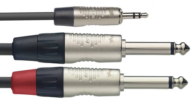 Stagg NYC3/MPS2PR аудио шнур (Y-кабель)