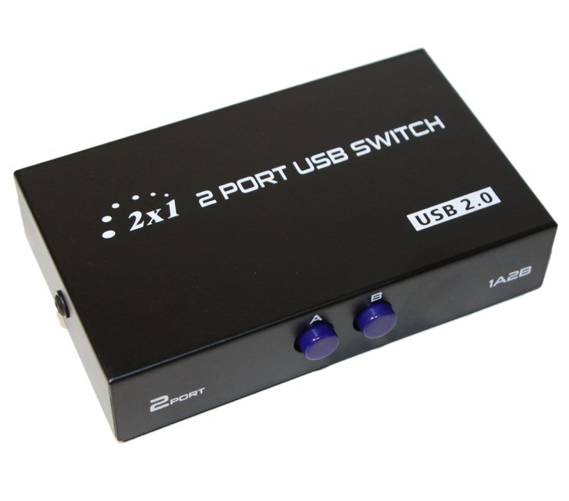 Коммутатор 2 Port USB 2.0 PC to Scanner Printer Sharing Switch