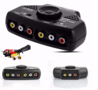 Switch 3RCA переключатель 2x3RCA на 1x3RCA