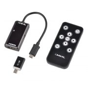 Адаптер-конвертер MHL 11P microUSB-Type C на HDMI 10см