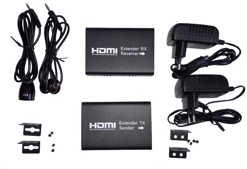 Активный удлинитель HDMI сигнала по витой паре Atcom HDMI-Ethernet до 120м