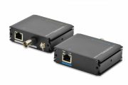 Удлинитель Ethernet через коаксиальный кабель Digitus DN-82060 Fast Ethernet PoE + VDSL 500m set