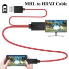 Конвертер MHL 11P на HDMI(папа) 1.8м 2
