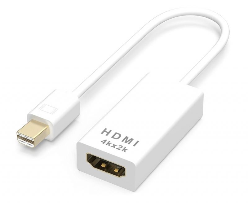 Конвертор-переходник из mini Display Port (папа) на HDMI (мама) 10cm