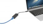 Адаптер переходник Trust USB-C to Ethernet Black 2