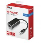 Адаптер переходник Trust USB-C to Ethernet Black 3