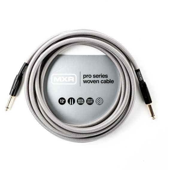 Dunlop DCIW12 MXR Pro Series Woven Silver Dunlop DCIW12 MXR Pro Series Woven Silver