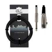 Микрофонный кабель Jack 6,3- XLR (f) 6м Alpha Audio Basic 190.065 Микрофонный кабель Jack 6,3- XLR (f) 6м Alpha Audio Basic 190.065