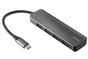 Trust Halyx USB-C to 4-Port USB-A 3.2 ALUMINIUM