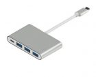 Хаб USB Type-C to 3xUSB3.0+USB-C Atcom