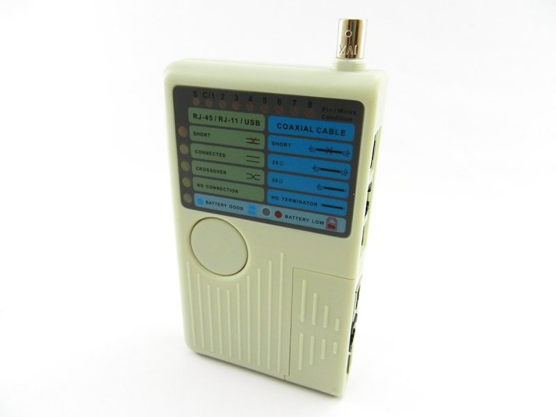 Кабельный тестер NT-T040, RJ-45 -11-12, USB, BNC
