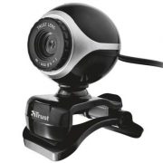 Trust Exis webcam Black-Silver