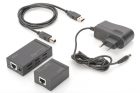 Digitus Удлинитель USB 2.0 - UTP Cat5, 100m