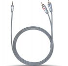 3.5 Jack-2xRCA Oehlbach SL Analog Audio 1m