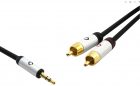 3.5 Jack-2xRCA Oehlbach i-Connect J-35R 150 Black