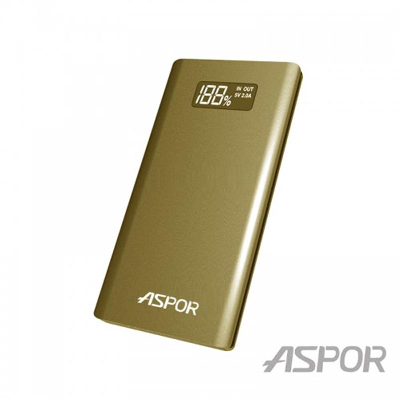Aspor A387S 10000mAh Gold Aspor A387S 10000mAh Gold