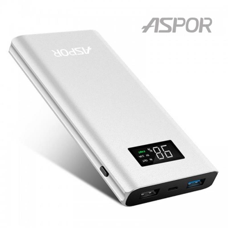 Aspor Q388 10000mAh Silver Aspor Q388 10000mAh Silver