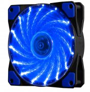 Кулер корпусной Voltronic sleeve fan 3pin + 4pin Blue