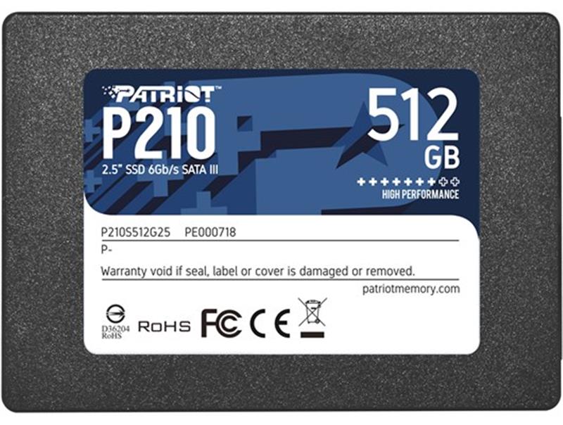 SSD 512GB Patriot P210 2.5 SSD 512GB Patriot P210 2.5
