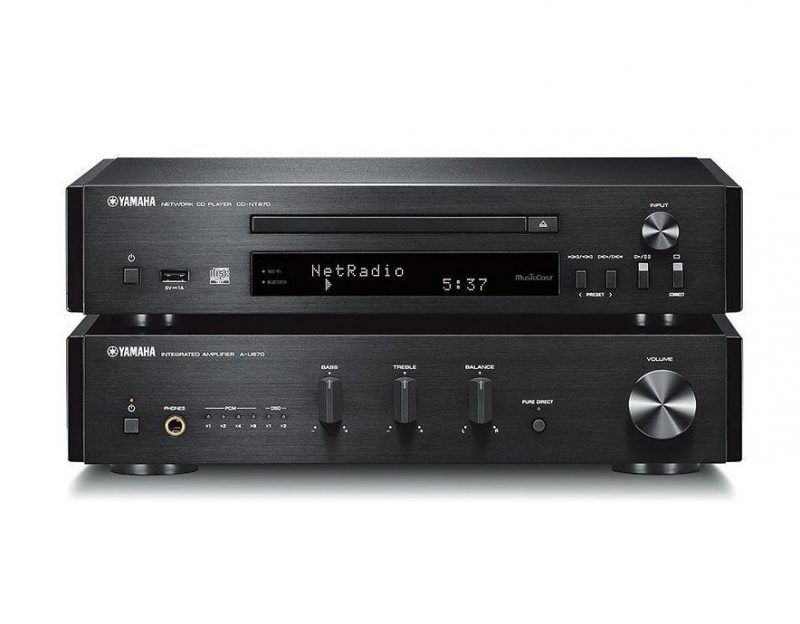 Yamaha MCR-N870 Black without acoustics