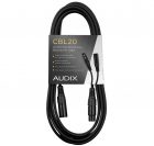 XLR Male — XLR Female AUDIX CBL20 Premium XLR mic cable 6m 2 XLR Male — XLR Female AUDIX CBL20 Premium XLR mic cable 6m 2