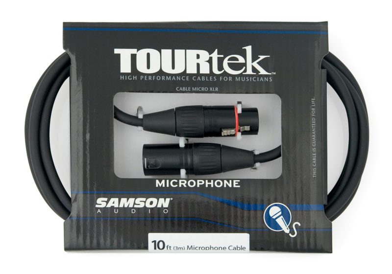 XLR Male - XLR Female SAMSON TM10 Tourtek Microphone Cable 3m
