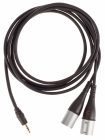 2xXLR - Stereo Mini Jack DADDARIO PWMPXLR-06 1.8m