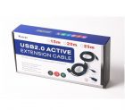 Активный удлинитель USB 2.0 AM/AF с чипом Viewcon VV04320M 20m