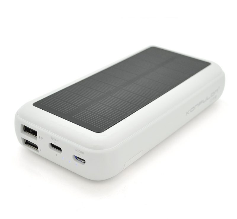 Powerbank Solar Konfulon Q20T 20000mAh Powerbank Solar Konfulon Q20T 20000mAh