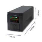 Qoltec QLT1500 900W 1500VA LED 5