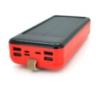 Powerbank Voltronic KKD6W Solar 60000mAh Black-RED