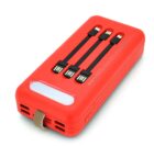 Powerbank Voltronic KKD6W Solar 60000mAh Black-RED 2