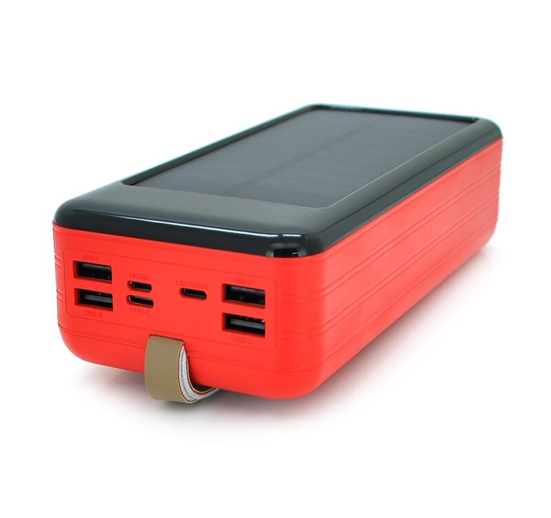 Powerbank Voltronic KKD6W Solar 80000mAh Black-Red