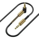 AUX Mini-Jack 3,5 Luxe Cube AUX Spring 1.2м, Black