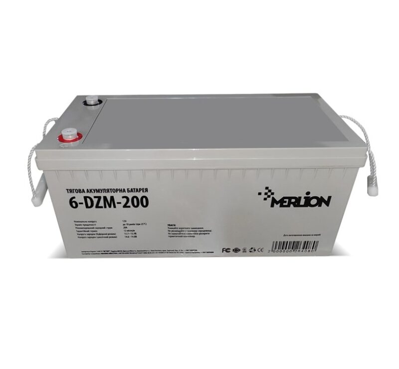 AGM MERLION 6-DZM200М8 12V 200Ah 1