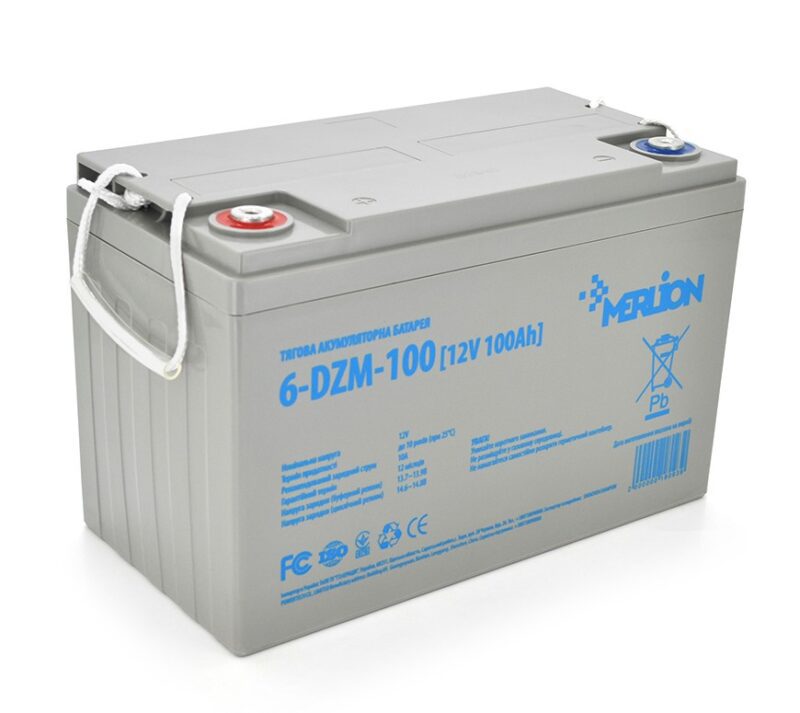 AGM MERLION 6DZM-100M8 12V 100Ah