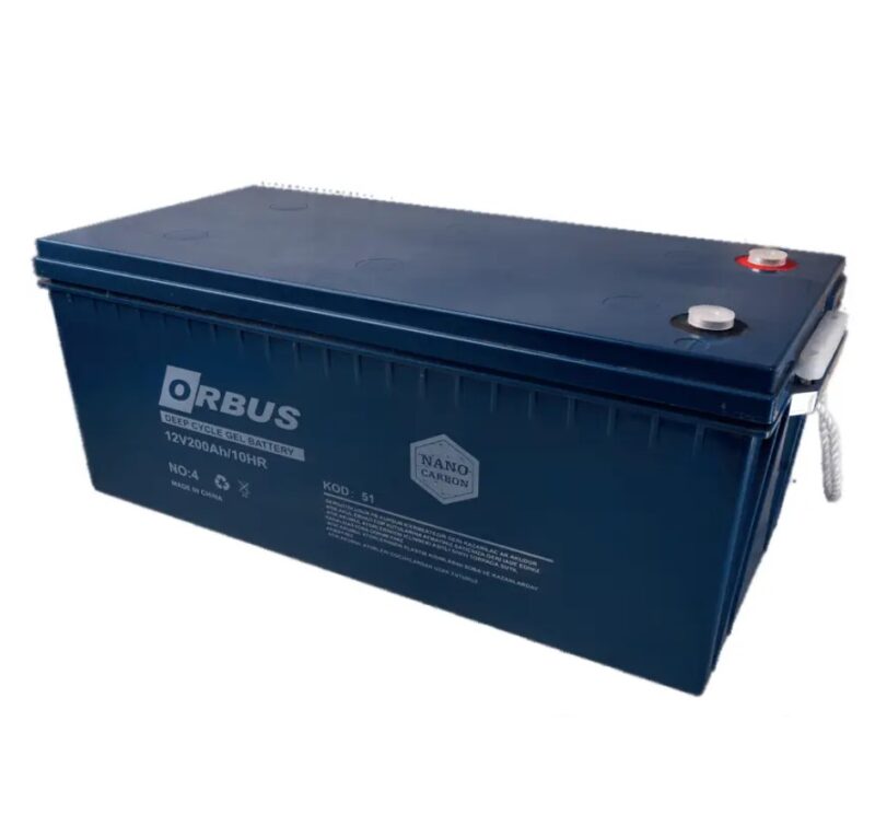 ORBUS CG-12200 GEL 12V 200Ah 62kg ORBUS CG-12200 GEL 12V 200Ah 62kg