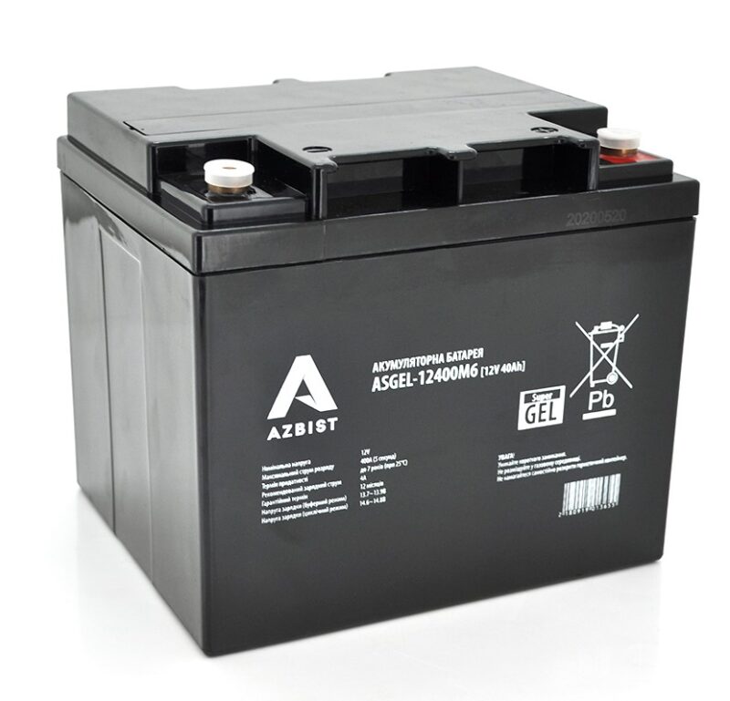 Super GEL AZBIST ASGEL12400M65 12V 40Ah Super GEL AZBIST ASGEL12400M65 12V 40Ah