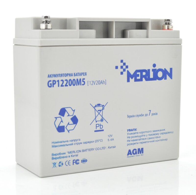 AGM MERLION GP-12200M5 12V 20Ah