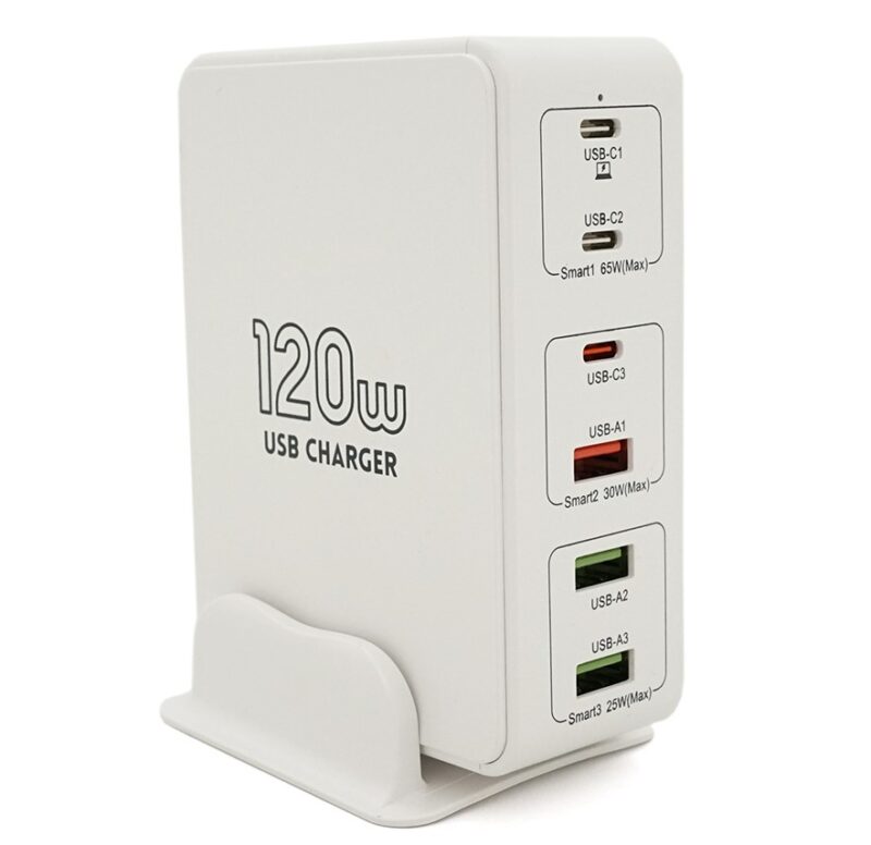 Voltronic fast charger USB 120w white