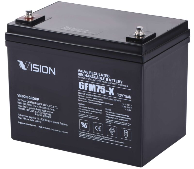 AGM Vision FM 12V 75Ah AGM Vision FM 12V 75Ah
