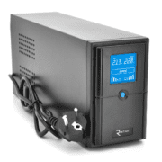 ИБП UPS Ritar ERTM650 390W ELF D, LCD, AVR, 2st, 2xSCHUKO socket, 1x12V7Ah, metal Case Q4