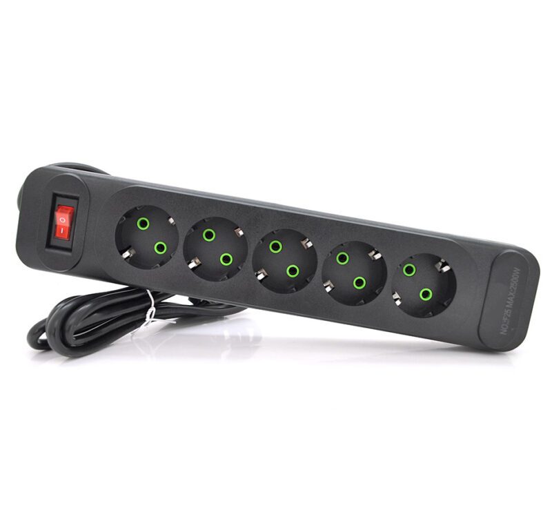 Сетевой фильтр удлинитель Voltronic F-25 Black